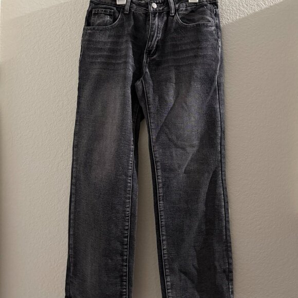SHEIN Black denim baggy women size S - Picture 1 of 3